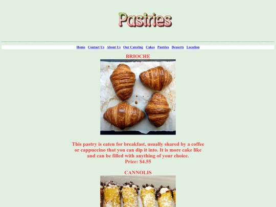 Pastries screenshot