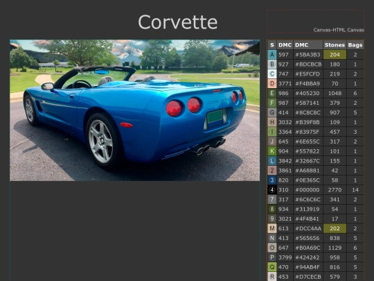 specs/corvette-98.specs screenshot