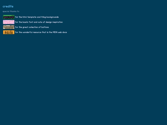 credits screenshot