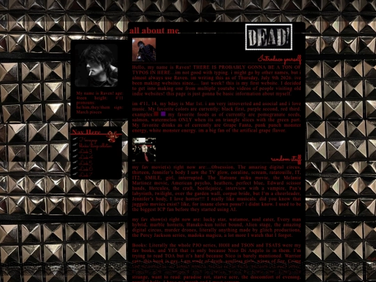 AboutmeRaven screenshot