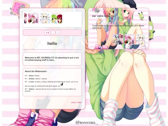 Edgyjournel screenshot