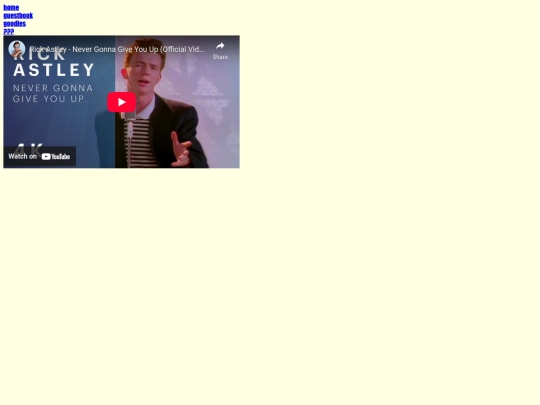 Rickroll screenshot