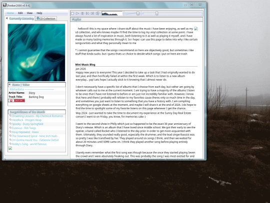 musicpage screenshot