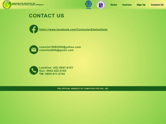 contactus screenshot
