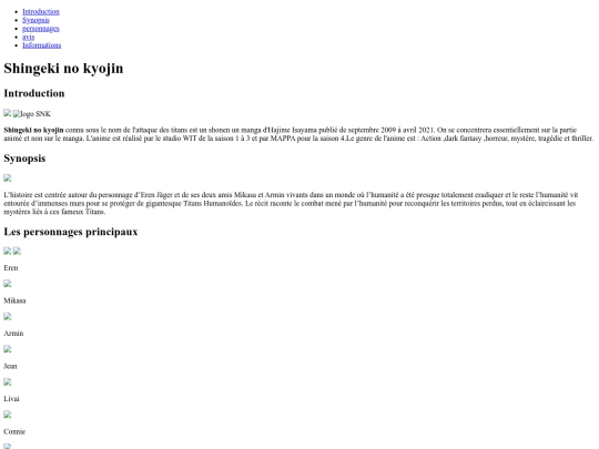index screenshot
