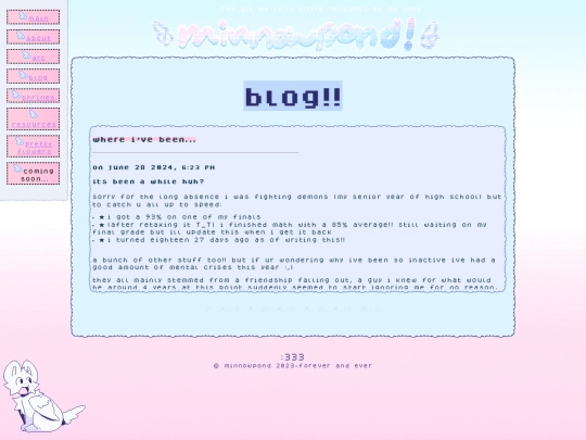 blog screenshot
