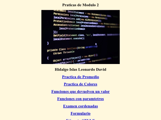 index screenshot