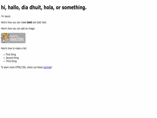 index screenshot
