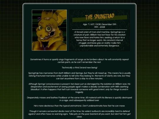 Play/Character Pages/'08/Springtrap screenshot