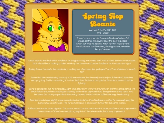Play/Character Pages/Diner/SpringBonnie screenshot