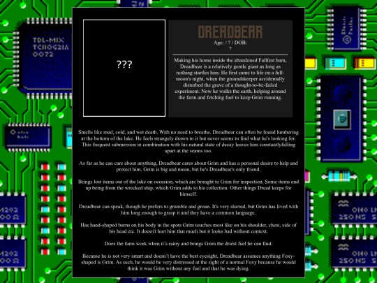 Play/Character Pages/HW/Dreadbear screenshot