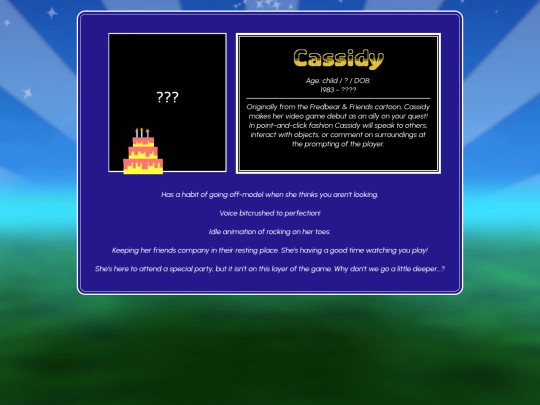Play/Character Pages/World/Cassidy screenshot