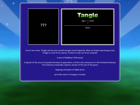 Play/Character Pages/World/Tangle screenshot
