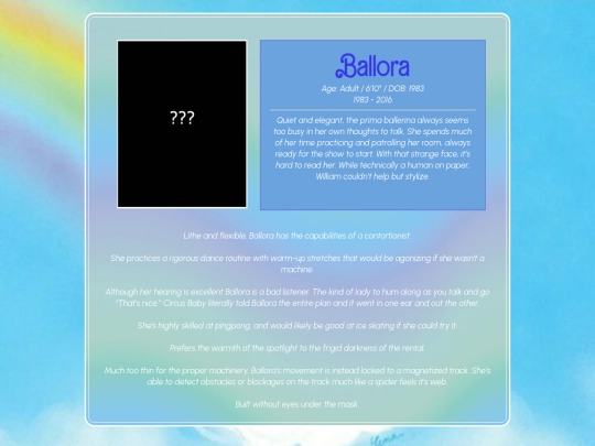 Play/Character Pages/cbear/Ballora screenshot