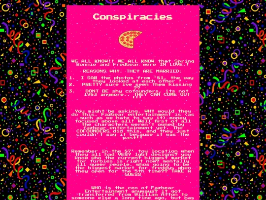 site/Conspiracies screenshot