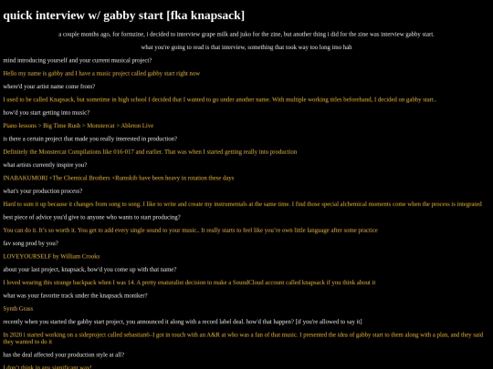 gabbystartqa screenshot