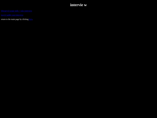 interviews screenshot