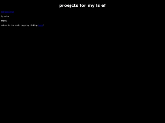personal-projects screenshot