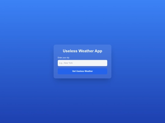 veryusefulweather screenshot