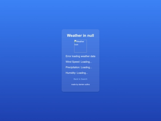 veryusefulweather/results screenshot