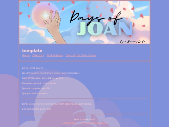 daysofJoan/episode/template screenshot