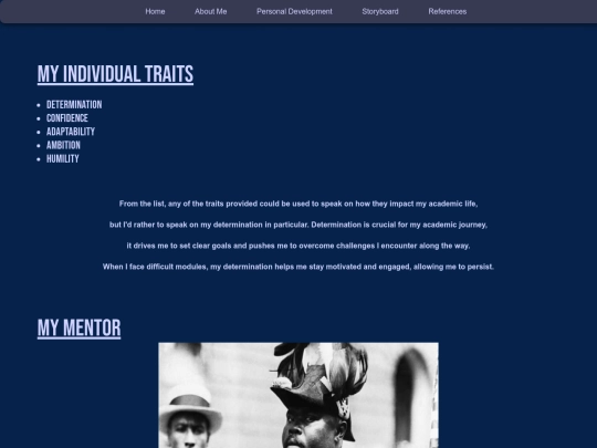 2305680_IA/Codes/Personality screenshot