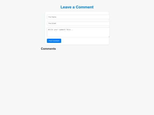 Coments screenshot