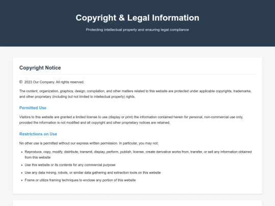 Copyrightcookie/Copyright screenshot