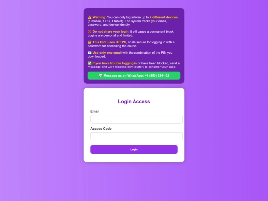 Login1/Cuorse0026753_01/directo/direc_loging6707644_1 screenshot