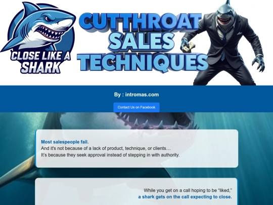Sharkcourse /Coments/Landing2 screenshot