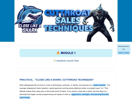 Sharkcourse /M1 screenshot