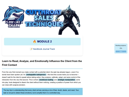 Sharkcourse /M2 screenshot