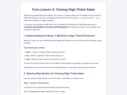 Sharkcourse /bonus/5ClosingHighTicketSales screenshot