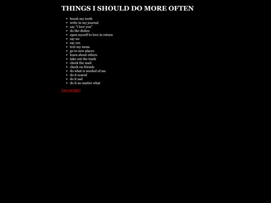 thingsishoulddo screenshot