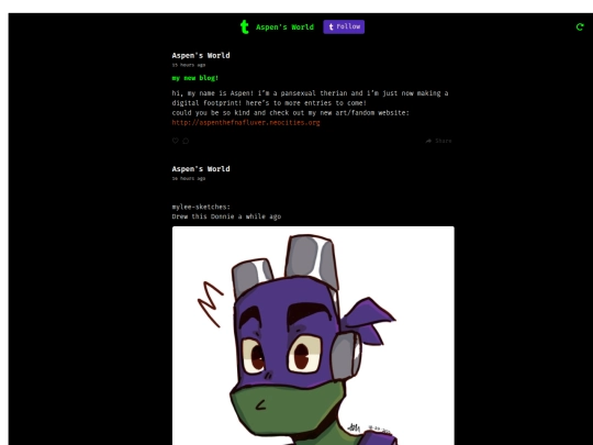 blog screenshot