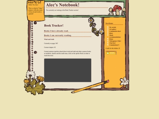 BookTracker/books screenshot