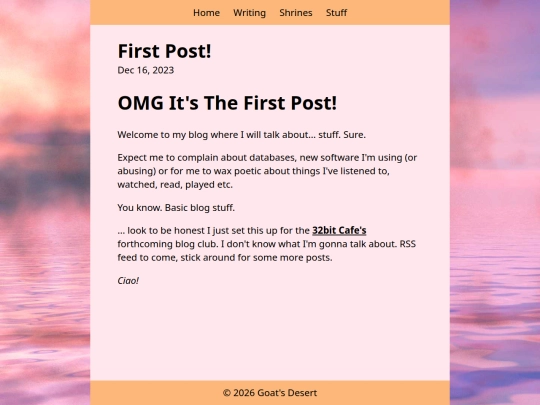 blog/first-post screenshot