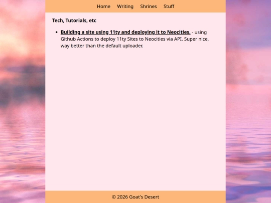 links screenshot