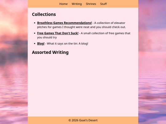 writing screenshot