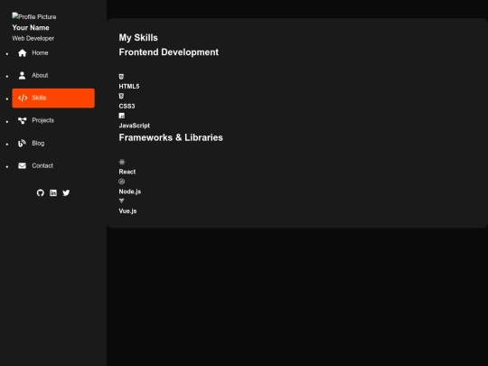 skills screenshot