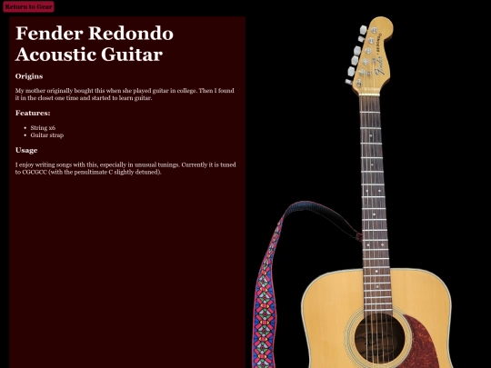 gear/acoustic screenshot