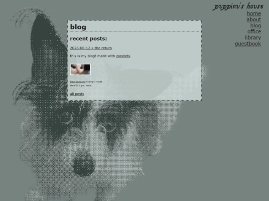 blog screenshot