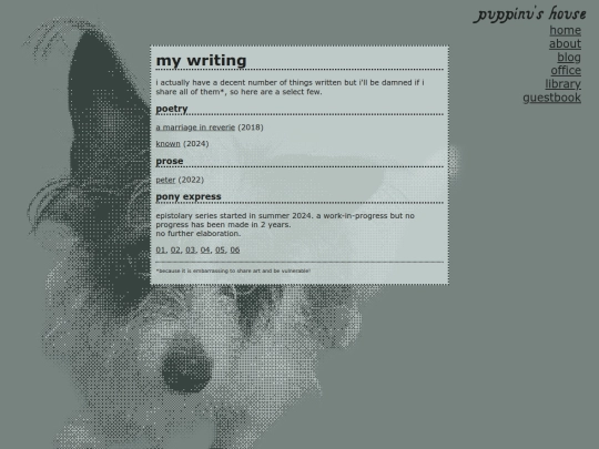 writing screenshot