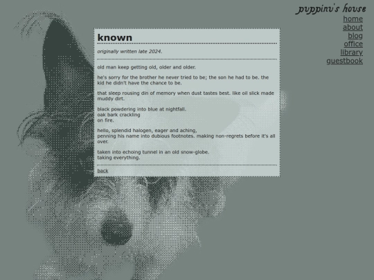 writing/known screenshot