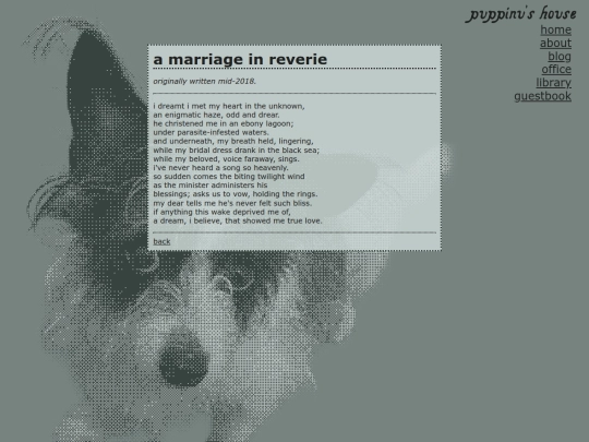writing/reverie screenshot