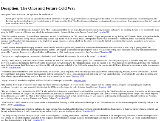 excerpts/Deception-Once-Future-Cold-War screenshot