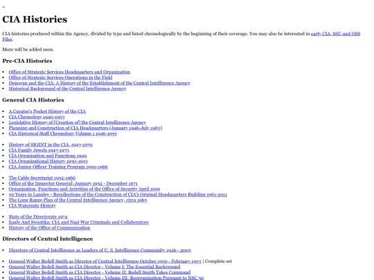 subfolder1/cia-histories screenshot