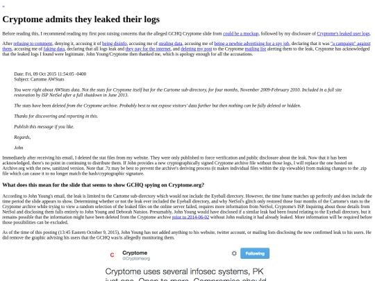 subfolder1/cryptome-admits-leak screenshot