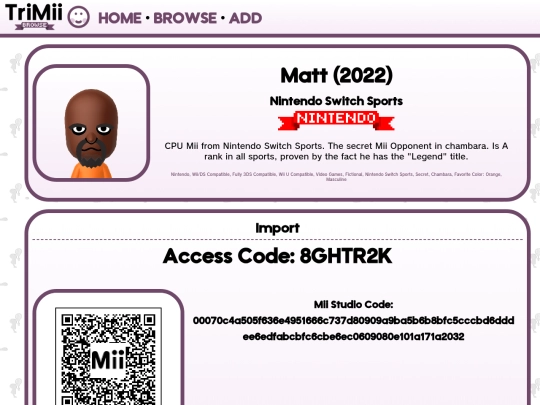 mii/SS-06-001 screenshot