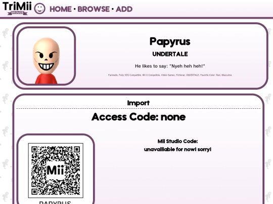 mii/TM-02-003 screenshot